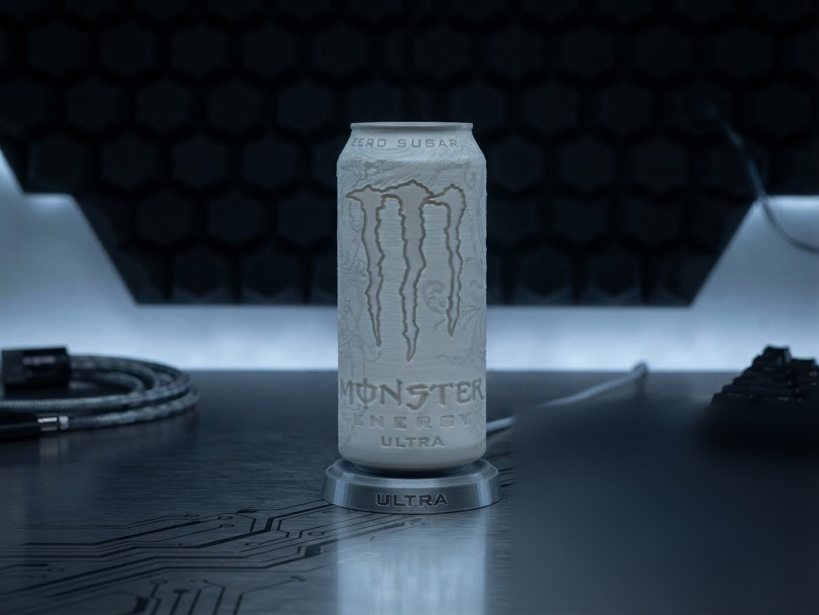 Monster Energy lithophane lamp